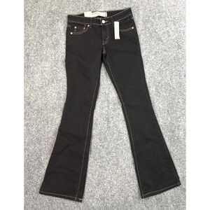Levi's 518 Superlow Bootcut Jeans Low Rise Black NWT Size 7M